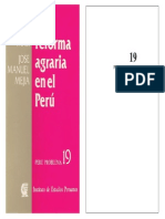 La Reforma Agraria en El Peru