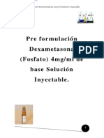 Pre Formulación Dexametasona Fosfato 4mg