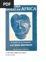 Davidson Basil - La Historia Empezo en Africa - Ediciones Garriga