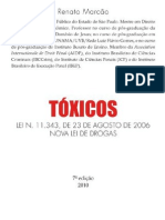 Tóxicos Lei N 11343 de 23 de Agosto de 2006 - 7 Edição