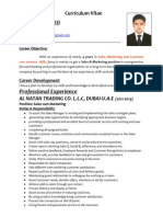 Curriculum Vitae Shareef Hameed: Professional Experience