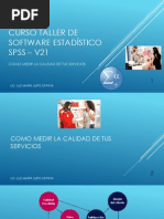 Curso Taller de Software Estadístico Spss - v21