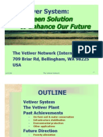 Vetiver System - A Green Solution To Enhamce Our Future