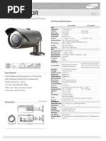 SCO 2080R Specifications