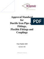 FM Approval Requirements For DI Pipe