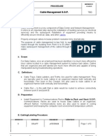 NOC Cable Management SOP Derricks Formatted