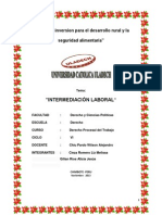 Monografia de Laboral Terminado Intermediacion