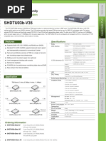 Shdtu03b v35 E1 Ethernet