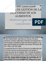 1-Sistema de Gestión de La Inocuidad de Los Alimentos Ntp-Iso 22000-2006