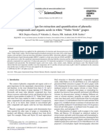 Experimental Design For Extraction and Quantification of Phenolic Compounds and Organic Acids in White "Vinho Verde" Grapes