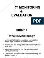 Project Monitoring & Evaluation