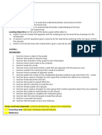 Cross-Curricular Elements: Contextual Learning, Values and Citizenship. Teaching Aids: Pictures, Textbook and Dictionary. Reflection