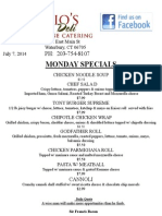 Daily Specials