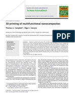 3d Printing of Multifunctional Nanocomposites