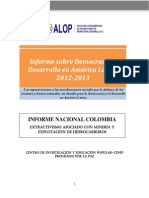 ALOP - Informe Sobre Democracia y Desarrollo en América Latina 2012-2013