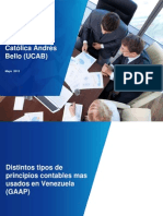 Distintos Tipos de Principios Contables Mas Usados en Venezuela (GAAP)