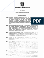 Ley Organica Del Consejo de Participacion Ciudadana y Control Social