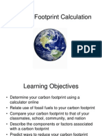 Lab 11 - Carbon Footprint Calculation