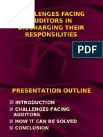 Presentation Audit Auditors Challenges