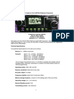 A Users Guide For The X1M PRO Transceiver v3.1.5