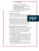 Ce 1402-Prestressed Concrete Structures 2 Mark Questions