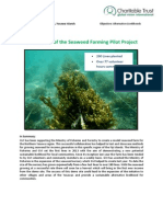 GVI Fiji Achievement Report March 2014 - Yasawas - The Seaweed Farm Success