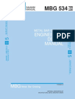 Engineering Design Manual: Metal BAR Grating