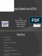 NTPC Financial Statement Analysis