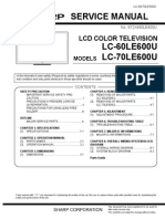 Service Manual: LCD Color Television