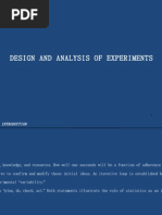 Sec 47 Design and Analysis of Experiment