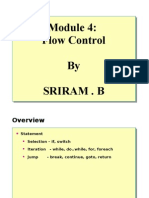 Module 4 - Flow Control