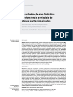 Caracterização Dos Distúrbios Miofuncionais