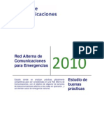 Red Alterna de Comunicaciones para Emergencias Diagnostico