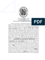 Sentencia Divorcio 185-A TSJ 2014