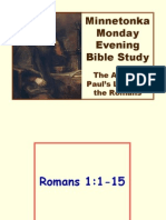 Minnetonka Monday Evening Bible Study: The Apostle Paul's Letter To The Romans