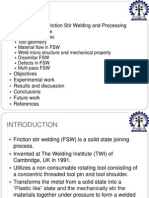 Friction Stir Welding ENHANCEMENT SEMINAR Friction Stir Welding