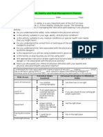 RM 5-PA: Safety and Risk-Management Planner: Risk Areas Potential Risks Involved Personal Strategies To Minimize Risks