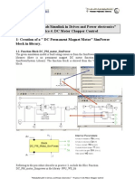 PMDC Motor Chopper Control by MATLAB