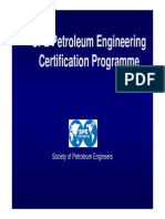 Why SPE Certification 2013