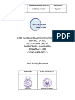 Sand Blasting Procedure-SNIPL