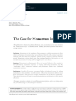 Case For Momentum Investing by AQR (Summer 09)