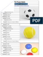 PU Foam Balls