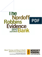 The Nordoff Robbins Evidence Bank - 2nd Edition 2012