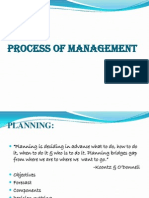 Process of Management