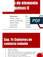 Expo Diseño 2 Grupo #2 Cap. 11. Cojinete de Contacto Rodante. Presentacion TERMINADA