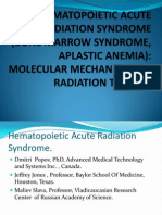 Hematopoietic Acute Radiation Syndrome (Aplastic Anemia, Bone Marrow Syndrome)