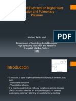 The Effect of Cilostazol On Right Heart Function
