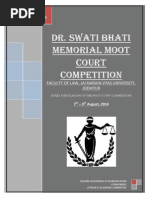 Dr. Swati Bhati Memorial Moot Court Competitio 2014