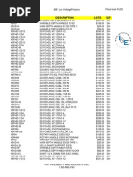 ABB Price Book 671