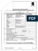 2 Supplier Registration Form For Direct Material Only